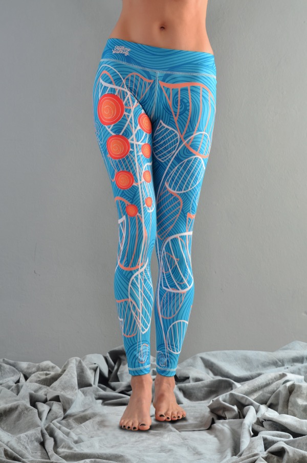 Awakening — ilustrovane helanke Talking Walking