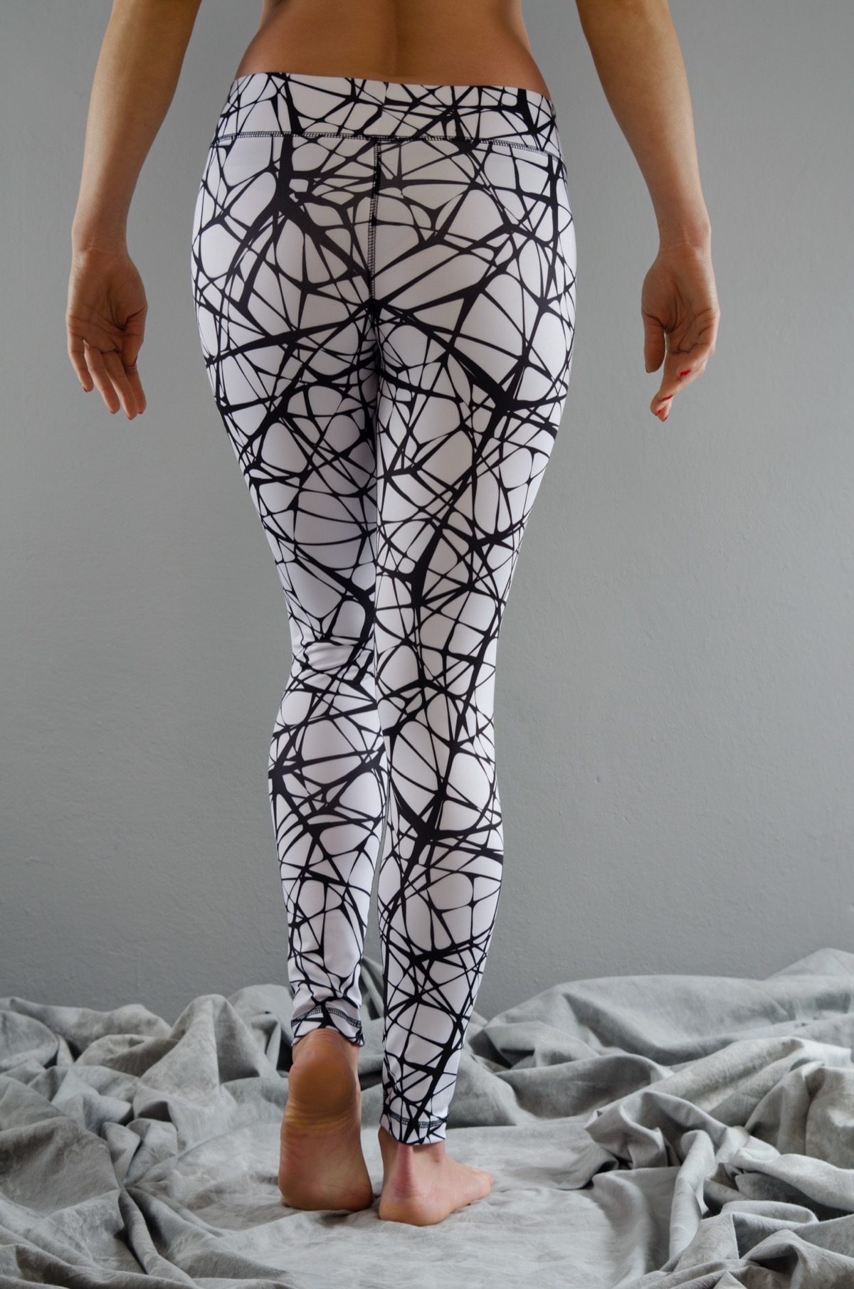 Criss-Cross ilustrovane helanke — Talking Walking