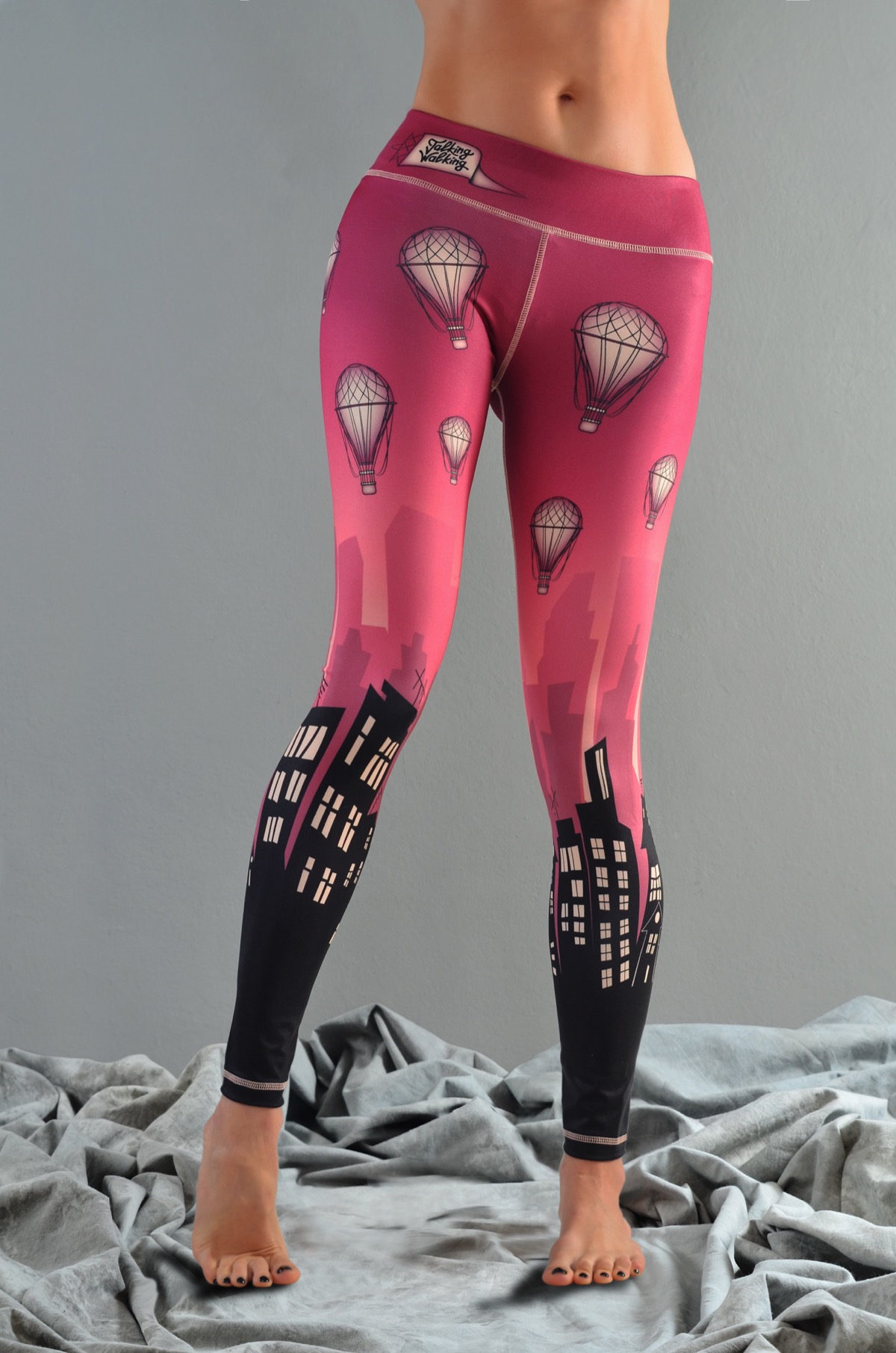 Sunset Fantasy ilustrovane helanke — Talking Walking