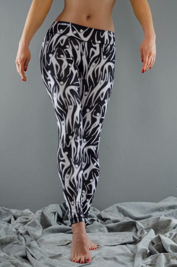 Synergy — ilustrovane helanke Talking Walking